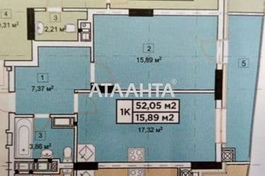 1-кімнатна квартира за адресою вул. Бережанська (площа 52 м²) - Atlanta.ua - фото 16