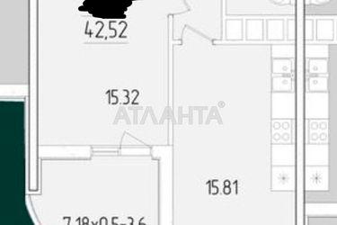 1-кімнатна квартира за адресою вул. Краснова (площа 42,5 м²) - Atlanta.ua - фото 5