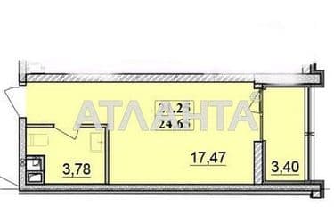 1-room apartment apartment by the address st. Franko Ivana (area 25 m²) - Atlanta.ua - photo 13