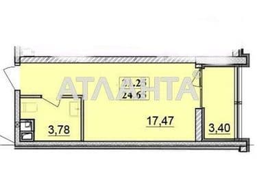 1-кімнатна квартира за адресою вул. Франка Івана (площа 25 м²) - Atlanta.ua - фото 13