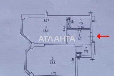 1-кімнатна квартира за адресою вул. Шкільна (площа 44,3 м²) - Atlanta.ua - фото 10
