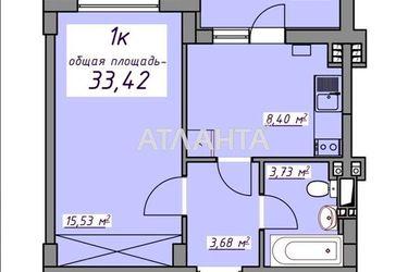 1-кімнатна квартира за адресою вул. Масив 10 (площа 33,4 м²) - Atlanta.ua - фото 12