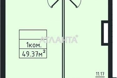 1-кімнатна квартира за адресою вул. Дача Ковалевського (площа 49,4 м²) - Atlanta.ua - фото 6