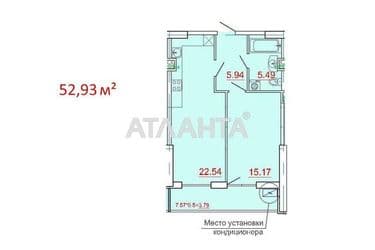 1-кімнатна квартира за адресою вул. Генуезька (площа 52,6 м²) - Atlanta.ua - фото 16