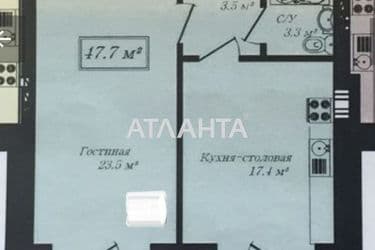 1-room apartment apartment by the address st. Frantsuzskiy bul Proletarskiy bul (area 49,6 m²) - Atlanta.ua - photo 21