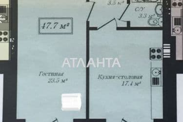 1-room apartment apartment by the address st. Frantsuzskiy bul Proletarskiy bul (area 50,3 m²) - Atlanta.ua - photo 16