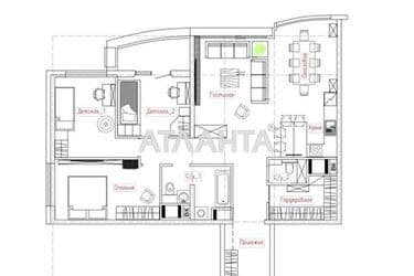 3-rooms apartment apartment by the address st. Gagarina pr (area 101 m²) - Atlanta.ua - photo 32