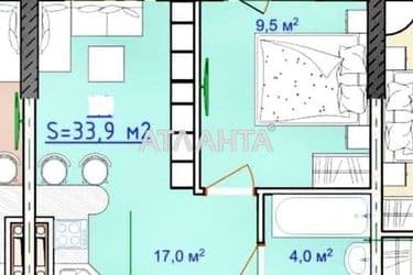 1-room apartment apartment by the address st. Vilyamsa ak (area 33,8 m²) - Atlanta.ua - photo 6