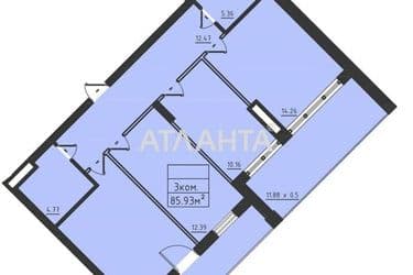 3-комнатная квартира по адресу ул. Дача Ковалевского (площадь 97,5 м²) - Atlanta.ua - фото 12