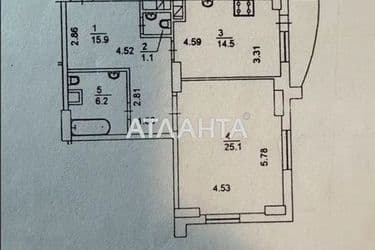 2-кімнатна квартира за адресою бульвар Кольцова (площа 64,9 м²) - Atlanta.ua - фото 30