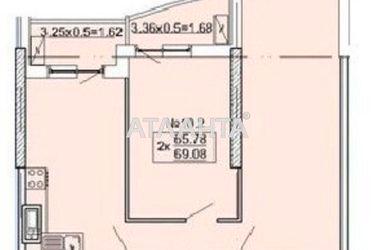 2-комнатная квартира по адресу Кордонный пер. (площадь 69,1 м²) - Atlanta.ua - фото 11