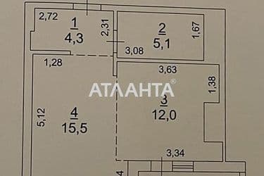 1-кімнатна квартира за адресою Фонтанська дор. (площа 39,1 м²) - Atlanta.ua - фото 7