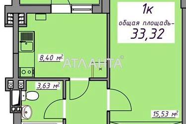 1-кімнатна квартира за адресою вул. Масив 10 (площа 33,3 м²) - Atlanta.ua - фото 11