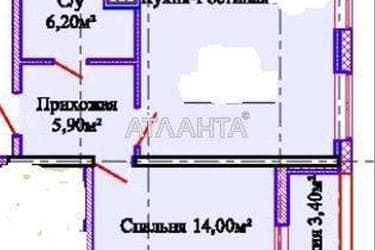 1-комнатная квартира по адресу ул. Костанди (площадь 52 м²) - Atlanta.ua - фото 21