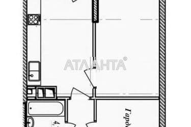 1-кімнатна квартира за адресою Люстдорфська дор. (площа 43 м²) - Atlanta.ua - фото 20