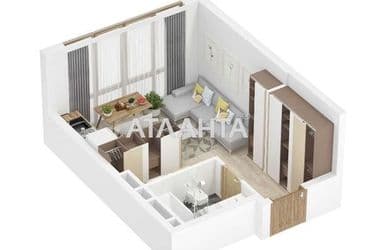 1-кімнатна квартира за адресою вул. Вільямса ак. (площа 25,7 м²) - Atlanta.ua - фото 10