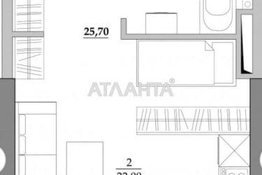 1-комнатная квартира по адресу ул. Вильямса ак. (площадь 25,7 м²) - Atlanta.ua - фото 12