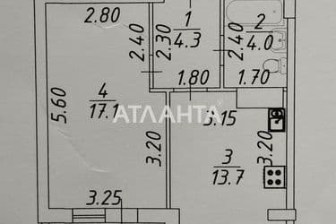 1-кімнатна квартира за адресою Небесної сотні пр. (площа 42 м²) - Atlanta.ua - фото 39