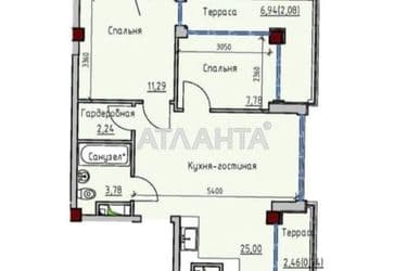 2-кімнатна квартира за адресою вул. Софіївська (площа 53 м²) - Atlanta.ua - фото 14