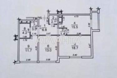 3-кімнатна квартира за адресою вул. Перлинна (площа 80 м²) - Atlanta.ua - фото 15