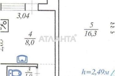 1-кімнатна квартира за адресою просп. Героїв Сталінграда (площа 36 м²) - Atlanta.ua - фото 22