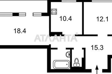 2-rooms apartment apartment by the address st. Ul Tiraspolskaya (area 70 m²) - Atlanta.ua - photo 15