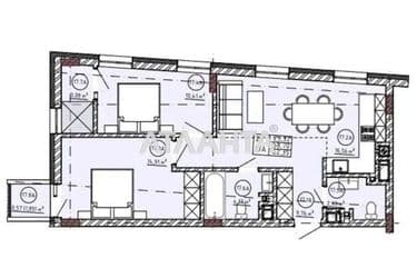 2-кімнатна квартира за адресою вул. Орлика Пилипа (площа 62,4 м²) - Atlanta.ua - фото 12