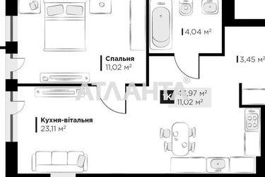 1-кімнатна квартира за адресою вул. Галицька (площа 44 м²) - Atlanta.ua - фото 11