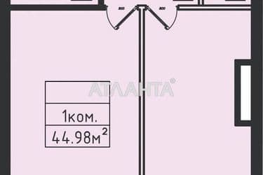 1-кімнатна квартира за адресою вул. Дача Ковалевського (площа 45 м²) - Atlanta.ua - фото 9