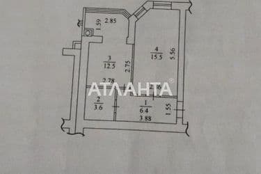 1-кімнатна квартира за адресою вул. Лесі Українки (площа 38,1 м²) - Atlanta.ua - фото 38