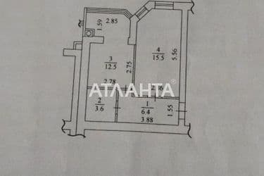 1-комнатная квартира по адресу ул. Леси Украинки (площадь 38,1 м²) - Atlanta.ua - фото 38