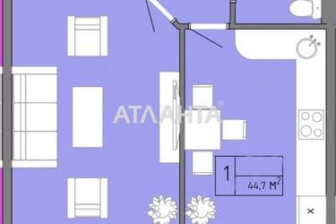 1-кімнатна квартира за адресою Небесної сотні пр. (площа 44,7 м²) - Atlanta.ua - фото 13