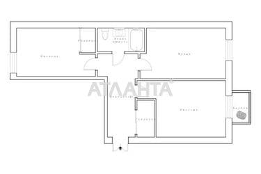 2-rooms apartment apartment by the address st. Shevchenko pr (area 60 m²) - Atlanta.ua - photo 37