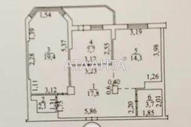 2-комнатная квартира по адресу Овидиопольская дор. (площадь 66 м²) - Atlanta.ua - фото 31
