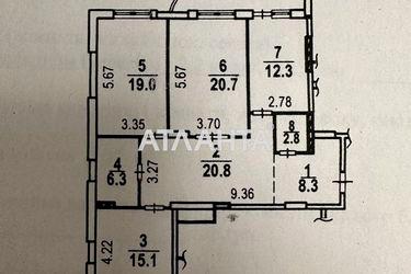 3-кімнатна квартира за адресою вул. Малиновського марш. (площа 107,5 м²) - Atlanta.ua - фото 28