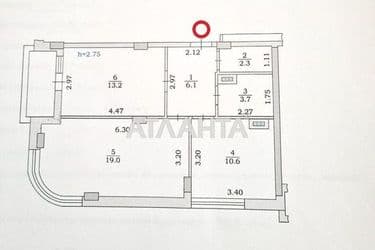 2-кімнатна квартира за адресою вул. 1 травня (площа 56 м²) - Atlanta.ua - фото 9