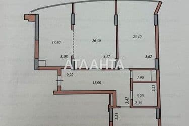 3-кімнатна квартира за адресою вул. Воробкевича Сидора (площа 118,3 м²) - Atlanta.ua - фото 26