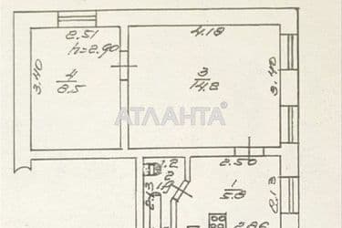 2-комнатная квартира по адресу ул. Черноморского Казачества (площадь 31 м²) - Atlanta.ua - фото 18