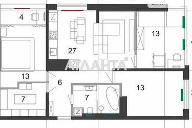 3-кімнатна квартира за адресою вул. Жаботинського (площа 90 м²) - Atlanta.ua - фото 20