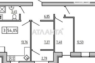 3-кімнатна квартира за адресою вул. Спрейсу (площа 54 м²) - Atlanta.ua - фото 8
