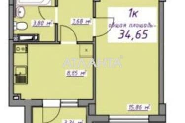 1-кімнатна квартира за адресою вул. Торгова (площа 34,6 м²) - Atlanta.ua - фото 21