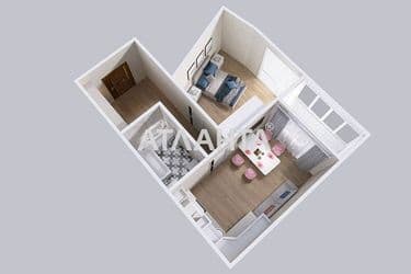 1-кімнатна квартира за адресою вул. Краснова (площа 42,3 м²) - Atlanta.ua - фото 23