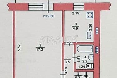 1-кімнатна квартира за адресою вул. Шума Віталія (площа 27,9 м²) - Atlanta.ua - фото 20