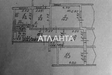 Многокомнатная квартира по адресу ул. Бочарова ген. (площадь 84 м²) - Atlanta.ua - фото 34