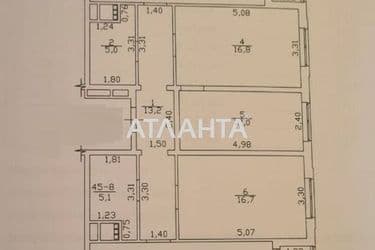 Багатокімнатна квартира за адресою вул. Михайлівська (площа 121,3 м²) - Atlanta.ua - фото 45
