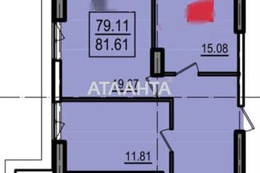 3-комнатная квартира по адресу ул. Дача Ковалевского (площадь 80,7 м²) - Atlanta.ua - фото 8