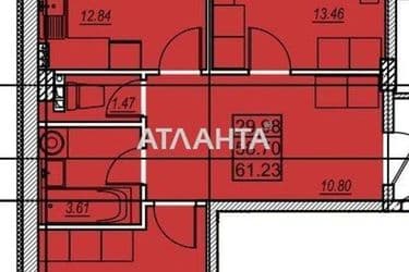 2-кімнатна квартира за адресою вул. Заболотного ак. (площа 61,2 м²) - Atlanta.ua - фото 8