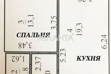 1-кімнатна квартира за адресою вул. Профспілкова (площа 43,5 м²) - Atlanta.ua - фото 32
