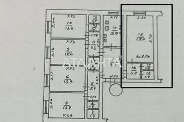 Room in dormitory apartment by the address st. Balkovskaya Frunze (area 19 m²) - Atlanta.ua - photo 18