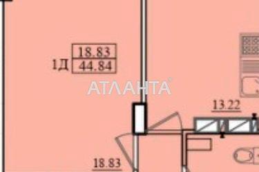 1-кімнатна квартира за адресою вул. Парусна (площа 44,8 м²) - Atlanta.ua - фото 18